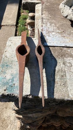 Vintage Iron Pickaxe Heads