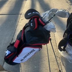 Brand New 8 Graphite Adult Golf Clubs Set With Carrying Bag