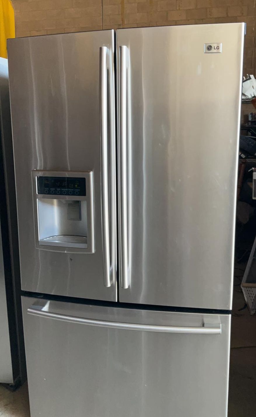 LG 3-Door Stainless Steel Fridge