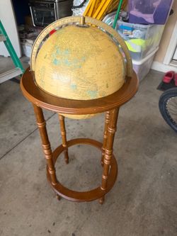 Globe with stand