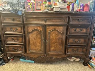 Dresser with mirror