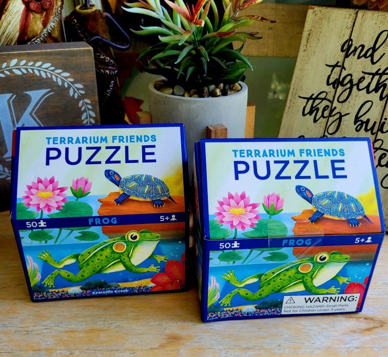 Crocodile Creek Terrarium Friends Puzzle