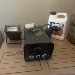 Fog Machine And Strobe Light