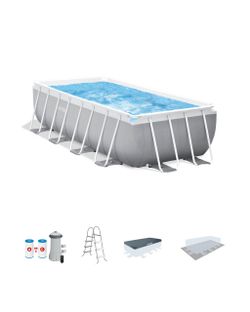 Prism Frame™ 16' x 8' x 42" Rectangular Above Ground Pool Set