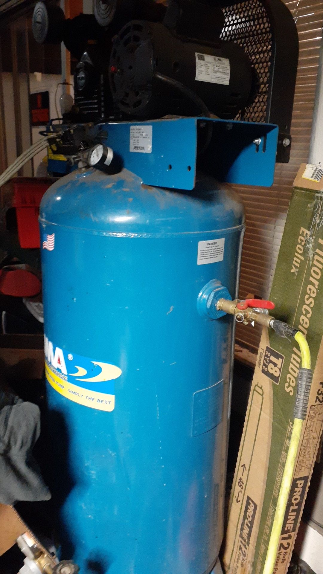 Puma industrial air compressor model PK-6060V if I dont sell it by the end of day (10-21- 19) it's going Into my storage