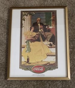Norman Rockwell Coca Cola lithograph “Old Kentucky Home”. Distributed 1969. Mint condition. Framed and ready to hang.