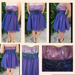 Like New, Size 5, Speechless, Tulled & Sequined Dress