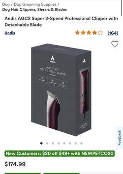 Andis Professional Pet Hair Clippers 