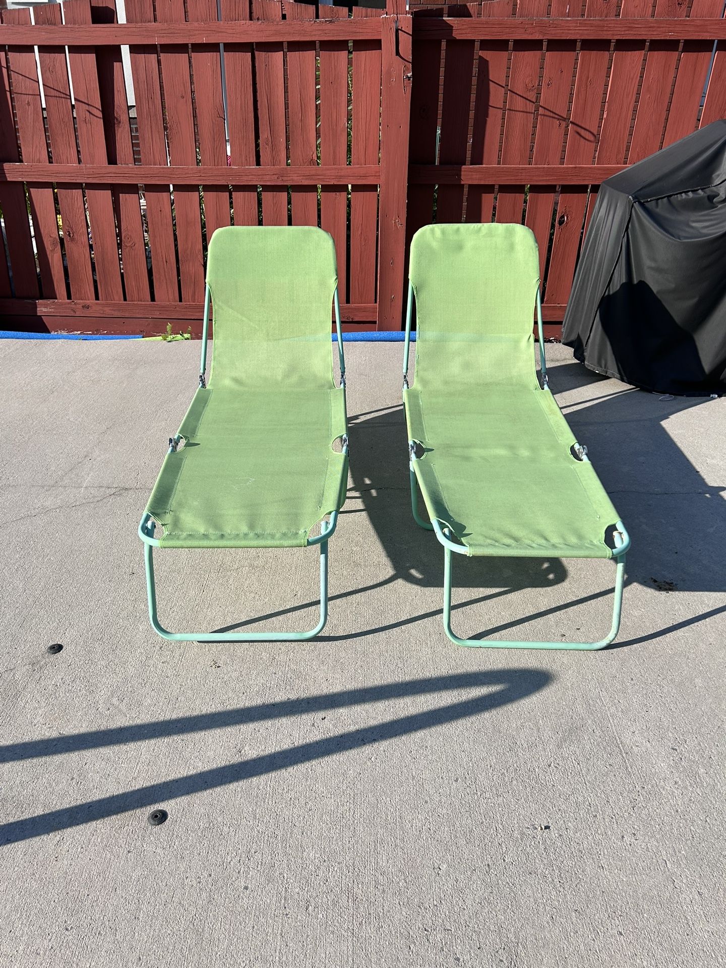 2 Beach Lounge Chairs