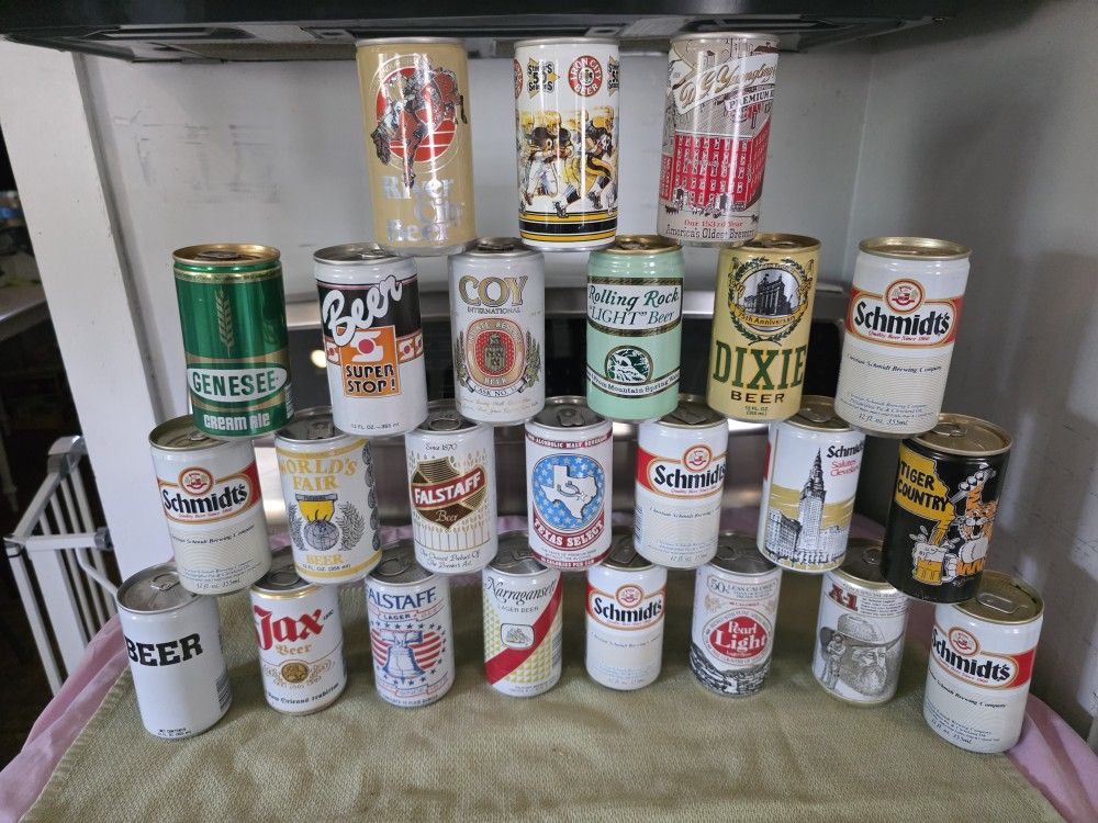 Vintage Beer Cans