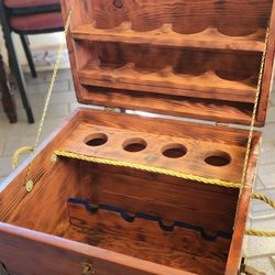 Antique Wine Storing Wooden chest 