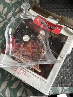Small Glass Bell Plate