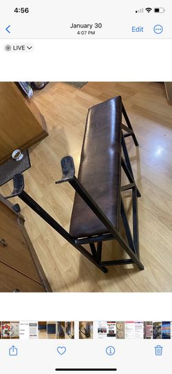 Old School bombproof Heavy Duty Bench 