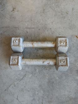 5 LB DUMBBELL HAND WEIGHTS