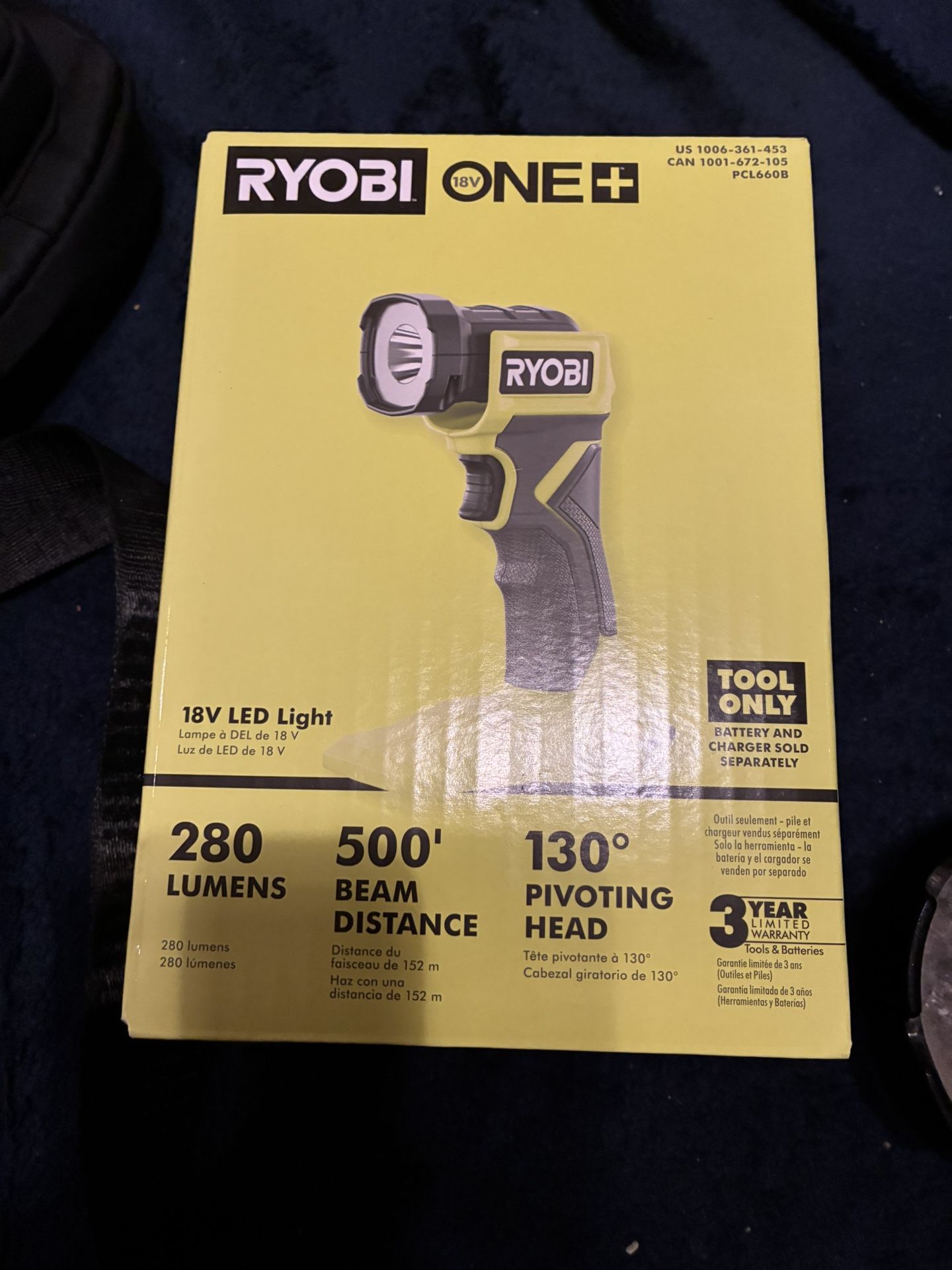 Ryobi 18v LED Light