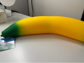 Brand new squeeezy Soft yellow banana
