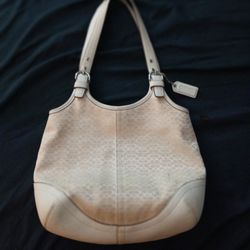 Vintage Coach Mini Signature Slim Hobo Bag