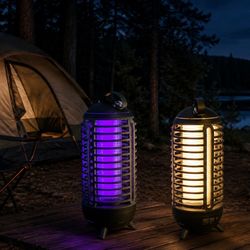 2 Pack Rechargeable Bug Zapper Lantern