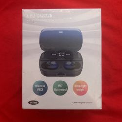 TWS Wireless Earbuds Bluetooth 5.1 Waterproof Headset Headphones With Power Bank