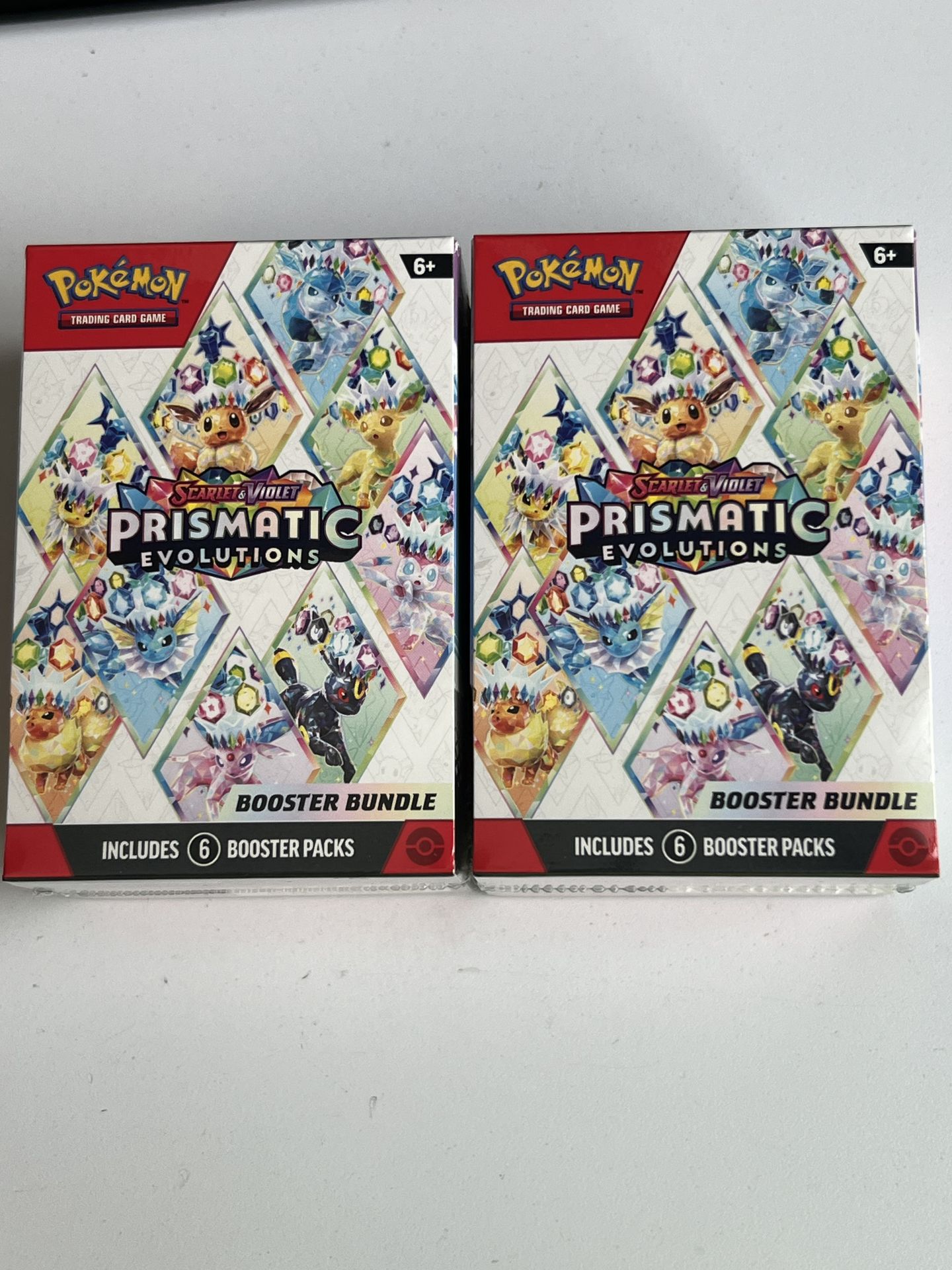 Pokémon Prismatic Evolutions Booster Bundle Box 2x – Eevee & Evolutions, 2025