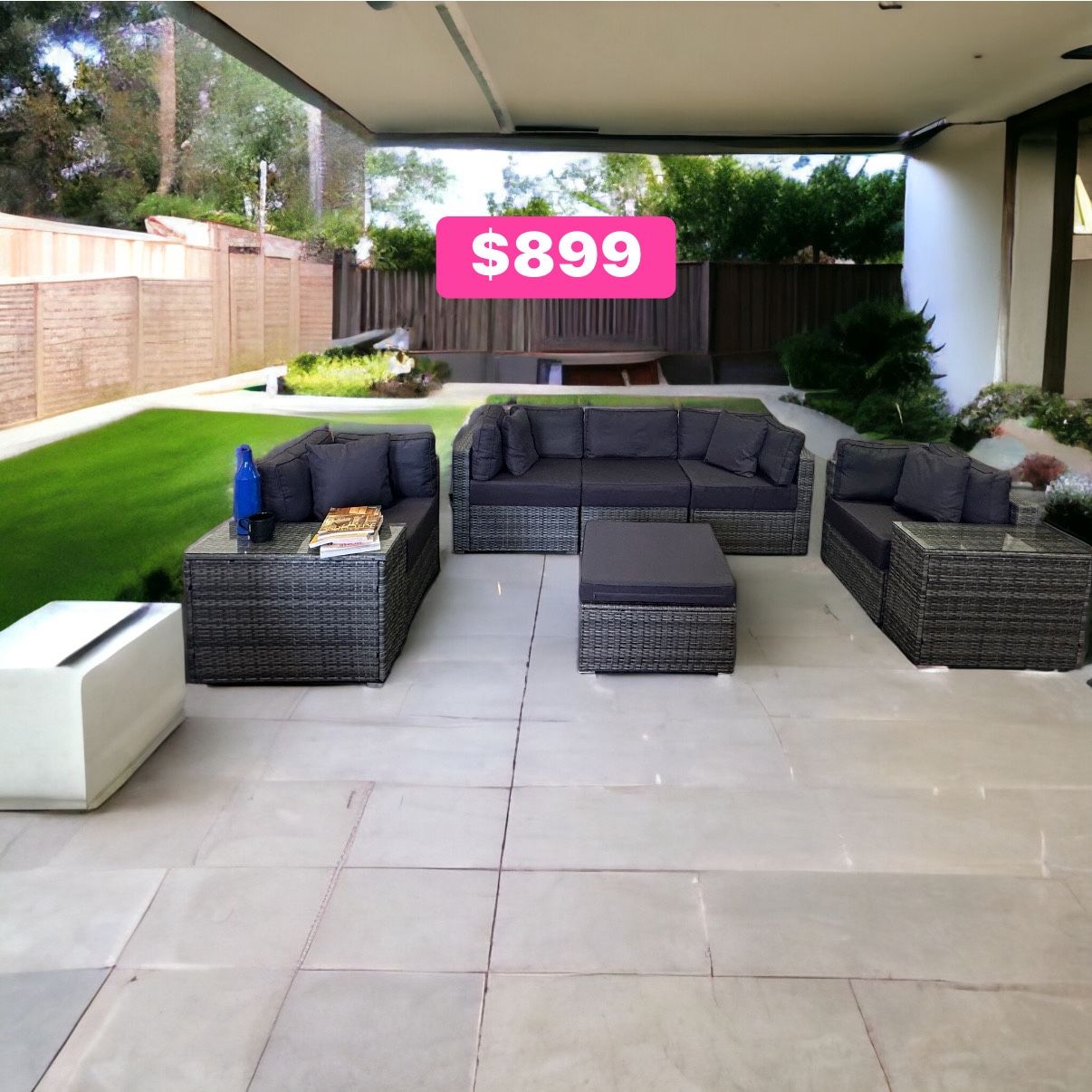New Inbox Patio Set With Cushions (we Finance And Deliver)