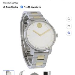 Brand new Movado two tone watch