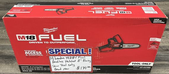 Milwaukee M18 18V Fuel Brushless Hatchet 8” Pruning Saw Tool Only Brand New 