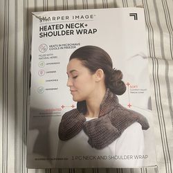 Heated neck and shoulder wrap