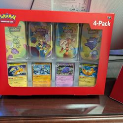 Pokemon TCG Scarlet & Violet 151 Mini Tins 4-Pack