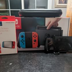 Nintendo Switch 1 With Extra Accessories