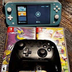 Switch Lite With 2 Games & Controller (read Description)