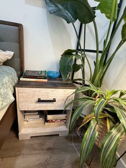 Shawburn one-drawer nightstand (two available)