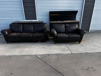 Leather Sofas $50 OBO for both
