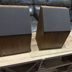 Vintage Bose 2.2 Left/Right Direct Reflect Wood Angled Bookshelf 75W Speakers