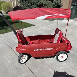 Radio Flyer Wagon Stroller with Canopy