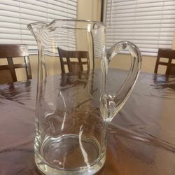 Clear Glass Pitcher