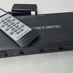 ​J-Tech Digital 4x4 HDMI Matrix Switcher - 4K UltraHD