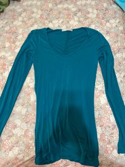 teal long sleeve