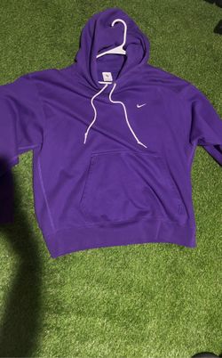 Purple Nike Solo Swoosh