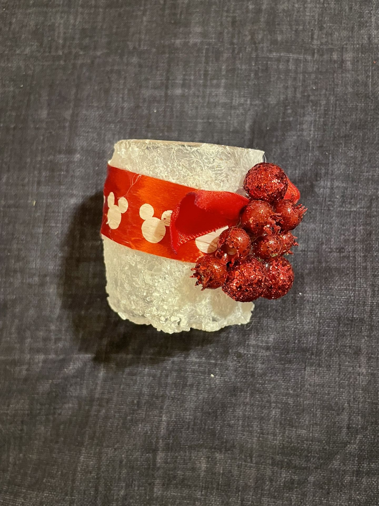 Mickey Mouse Christmas Votive candleholder