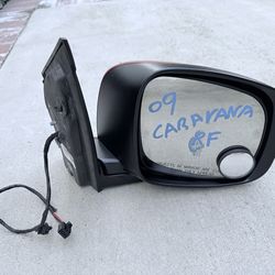 2009 Dodge Caravan Passenger Side Mirror Assembly – Heated – Burgundy