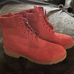 Red Timberland Boots