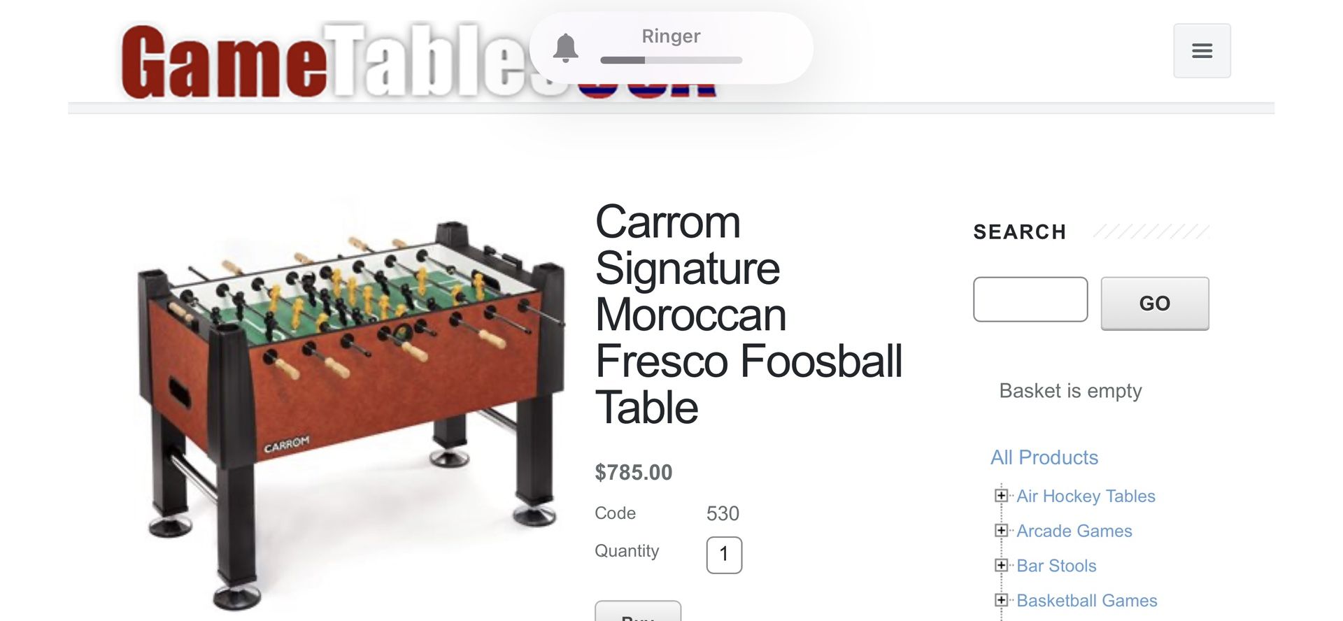 Foosball Table