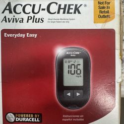 Accu-Chek Aviva Plus Blood Glucose Monitor Kit - Complete