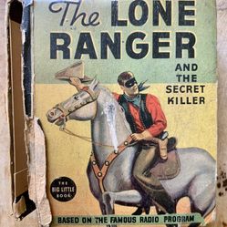 Lone Ranger Mini Book. Worn