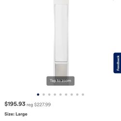 PetSafe 81" White Aluminum Large Dog/Cat Door for Patio Sliding Door