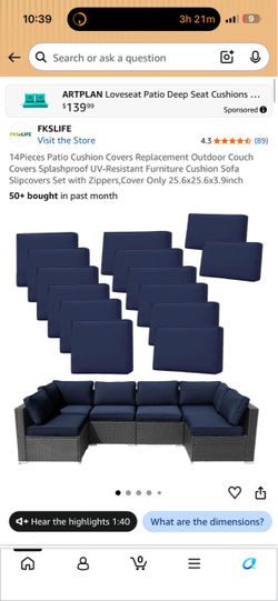 Patio Cushion Covers With Cushion