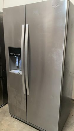 Whirlpool Side-by-Side Stainless Steel Refrigerator
