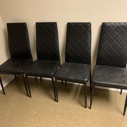 4 Black Chair