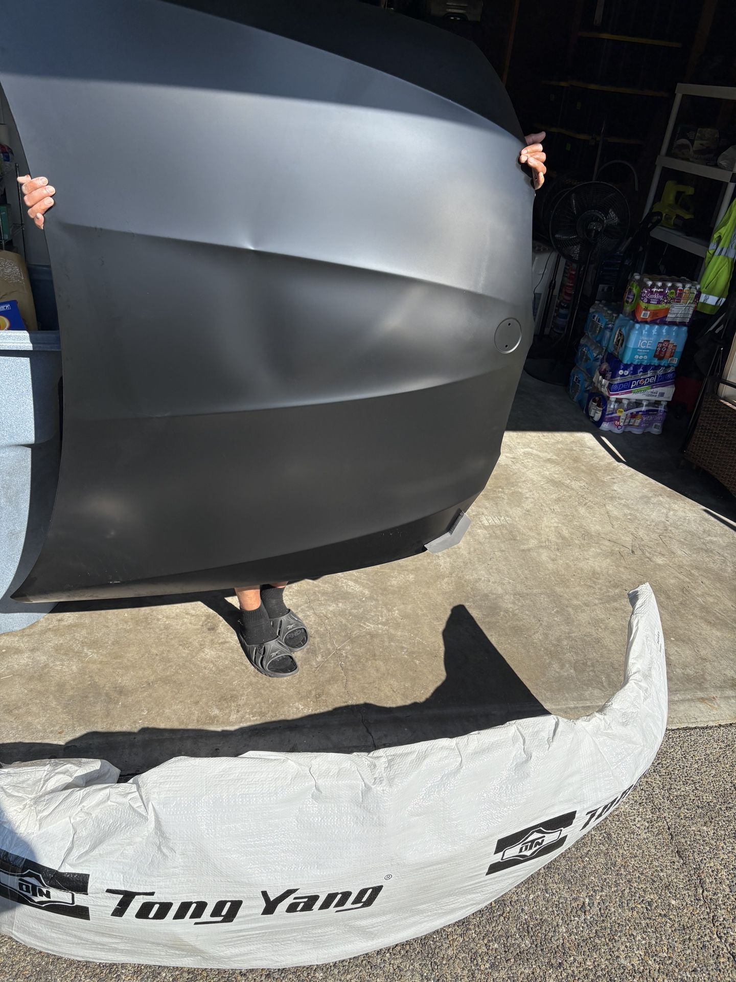 2005-2010 Black Bmw Hood & Bumper 